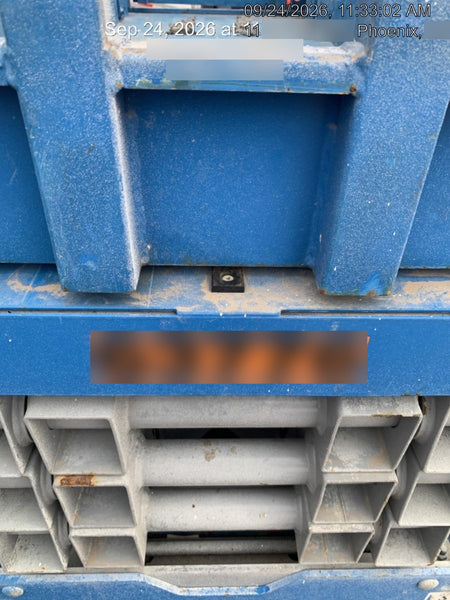 2020 Genie GS-1930 Solid Non Marking Tires, Beacon, Folding rails with half height swing gate, 800W Inverter