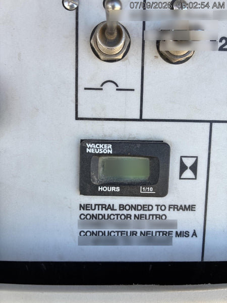 Wacker Neuson LTV6K-MH Power mast, 1100W MH, Fuel Sensors, Wiring Harness