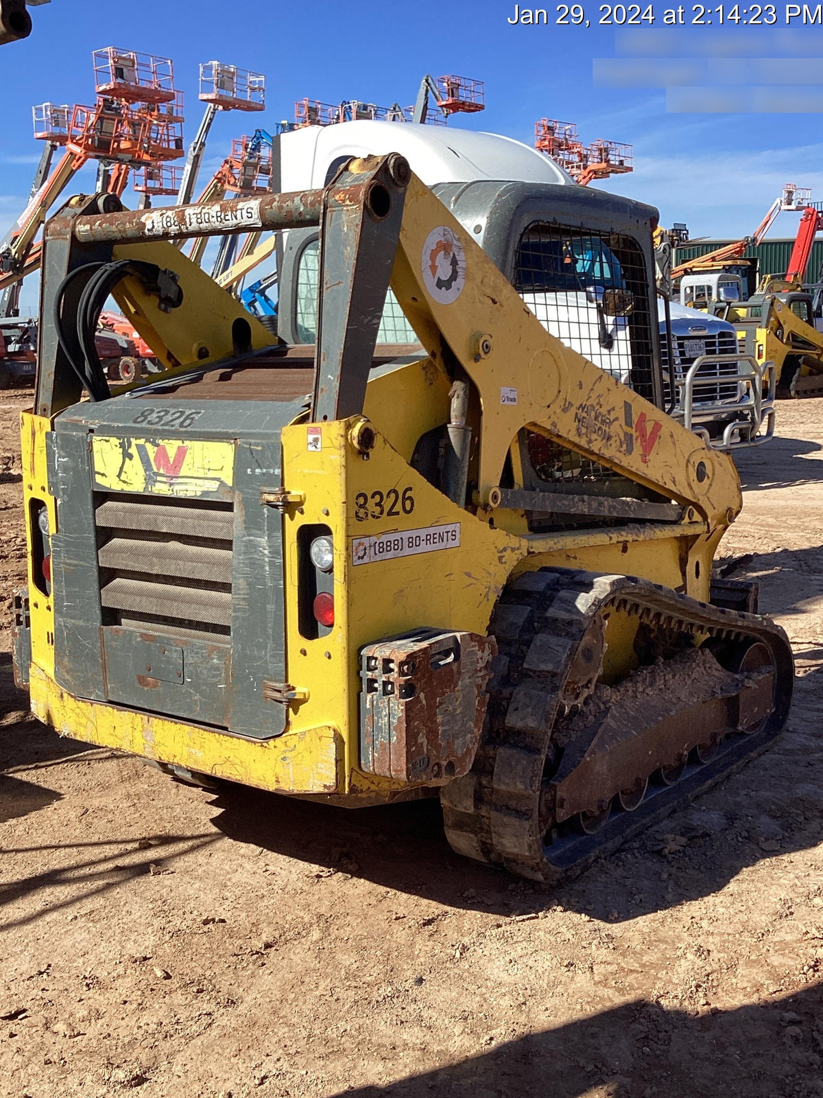 2018 Wacker Neuson ST31 Wacker Neuson ST31 w/Canopy, Selectable EH Controls, Counter weight, Foot Throttle, Bucket Leveling, 75" Smooth Bucket, Pallet Forks