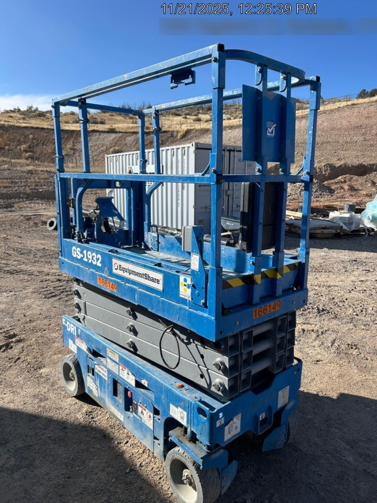 2021 Genie GS-1932 Electric Drive, Sld NM Tires, DBcns, EST