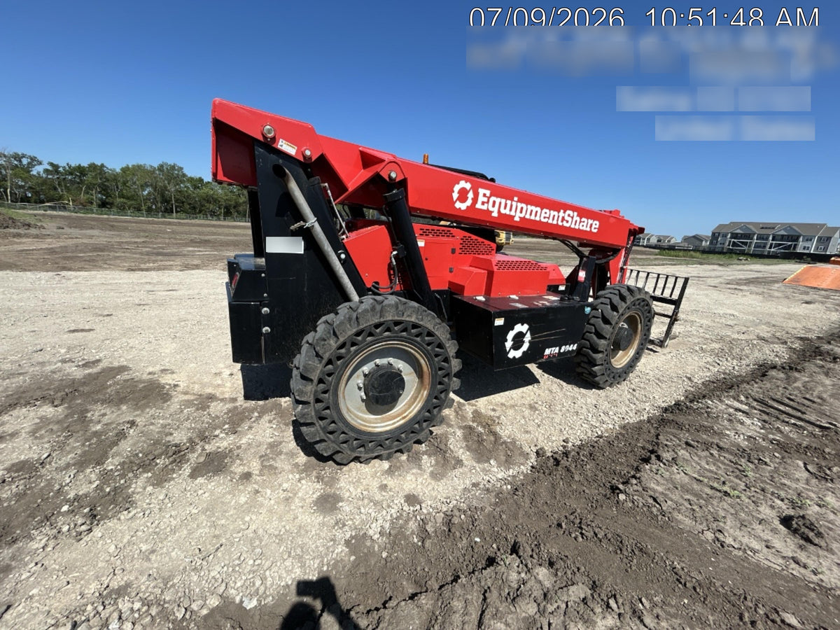 2019 Manitou MTA8044 74hp T4F, Open ROPS, Cab and Boom LED work lights, Auxiliary Hydraulics, Solid Tires, Amber strobe, Lift Hook 66" Carriage, 60" Forks