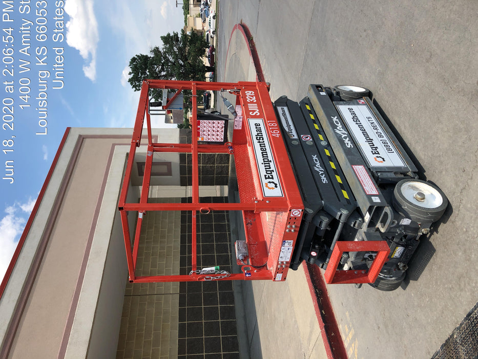 2019 Skyjack SJIII-3219 Standard Options, Trojan Batteries