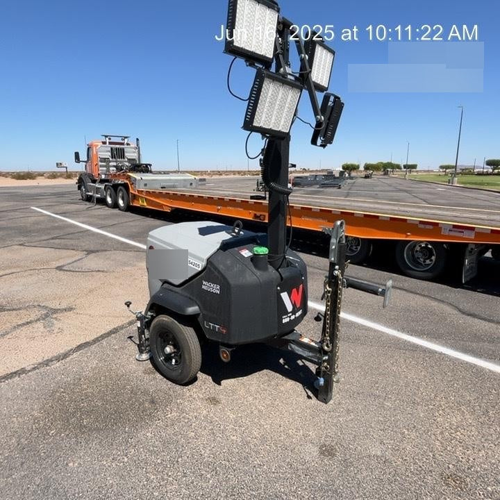 2024 Wacker Neuson LTT4 Diesel, Kohler KDW702, Deep Sea Controller, Auto Start, LED 320W, Bypass Outlet, T3