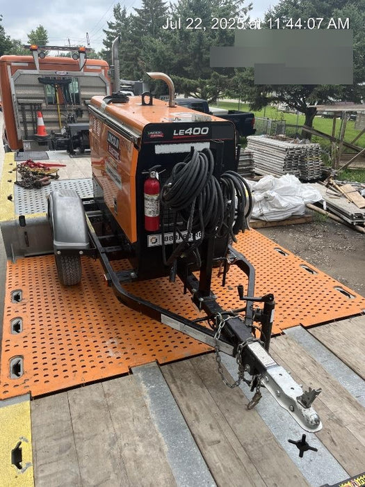 2022 Lincoln Electric LE400 Kubota V1505, Trlr, Cable Rack, Light Kit, ES Decals, T3