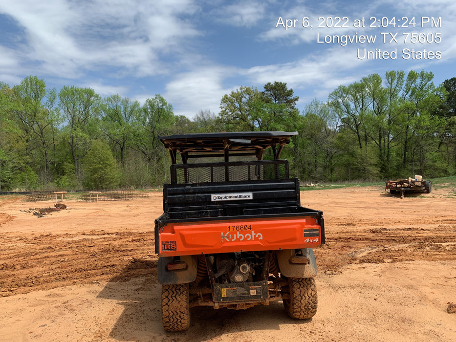 2021 Kubota RTV-X1140W-H Plastic Canopy, Windshield Acrylic Clear, LED Strobe Light, Wire Harness Kit, Back up Alarm