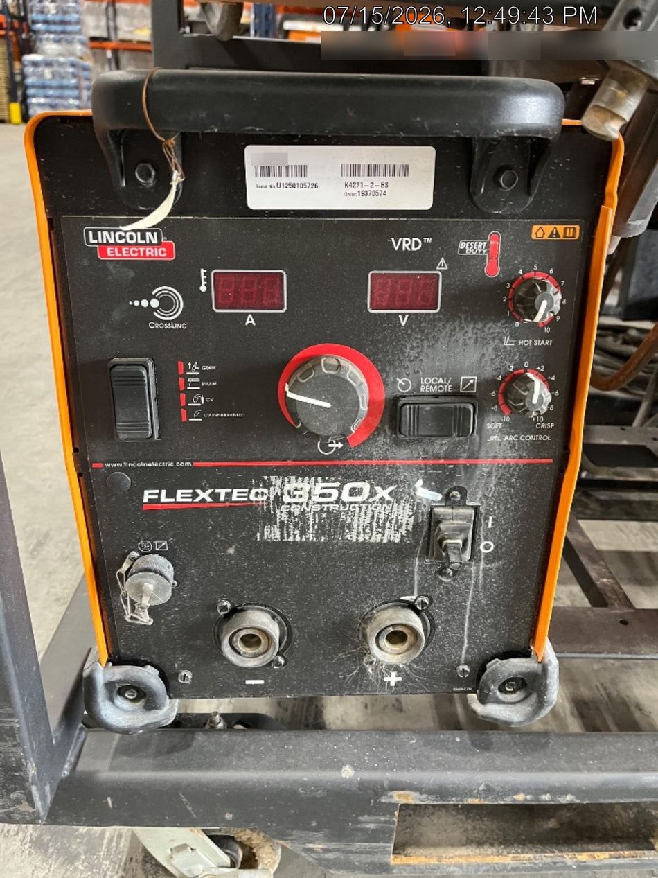 2025 LINCOLN ELECTRIC FLEXTEC 350X