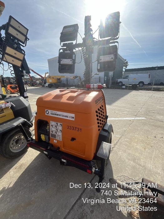 2023 Generac MLT2 Diesel, Flex Switch 120V Input, Powerzone Controller, (4) 320W LED Lights, 4kW Generator, 39.9 Gal Fuel Tank, 2" Ball, T3