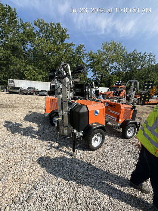 2024 Wanco WLTT-4MM4K Diesel, Deep Sea Controller, Shore Power Plug, Auto Start, (4) 350W LED Floodlights, 4kW Generator, 60 Gal Fuel Tank, 2" Ball, T3