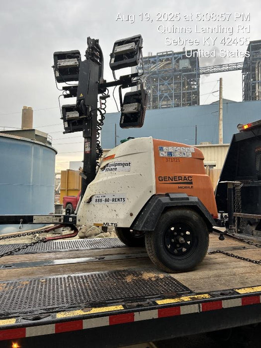 2023 Generac MLT2 Diesel, Flex Switch 120V Input, Powerzone Controller, 
(4) 320W LED Lights, 4kW Generator, 39.9 Gal Fuel Tank, 2" Ball, T3