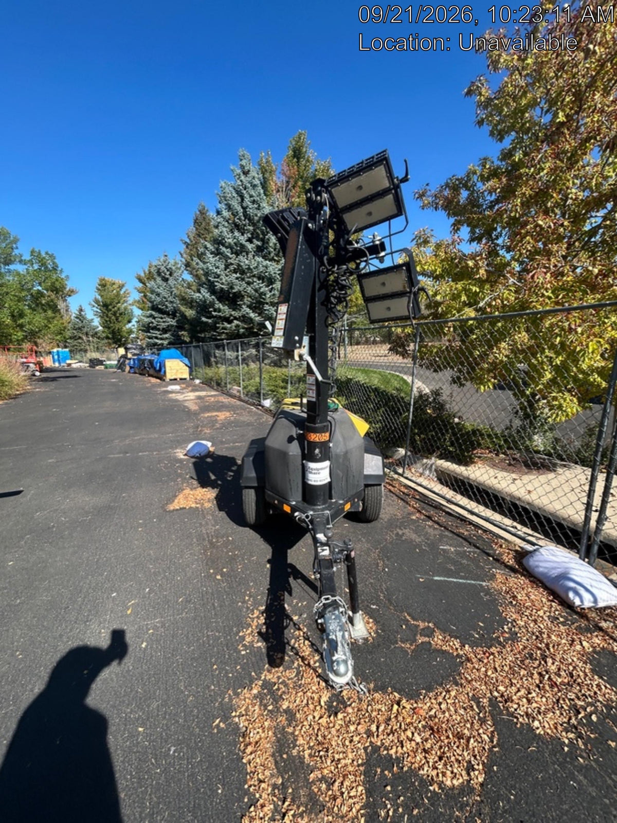 2022 Allmand NLV3GR (4) LED Light Fixture 350W, 23' Vertical Mast, 3kW Prime, Towable, Deep Sea L401, Leveling Jacks, Yanmar T4F 5.8hp
