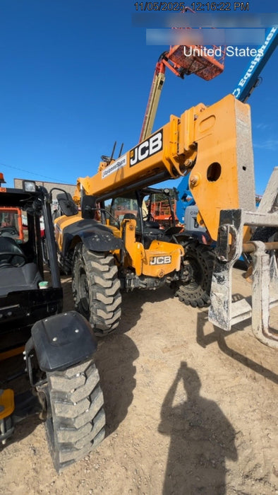 2020 JCB 509-42 Canopy, Solid Tires, Work Lights, Beacon, Aux Hydraulics, Back up Alarm, Lifting Eye, ES Decals
