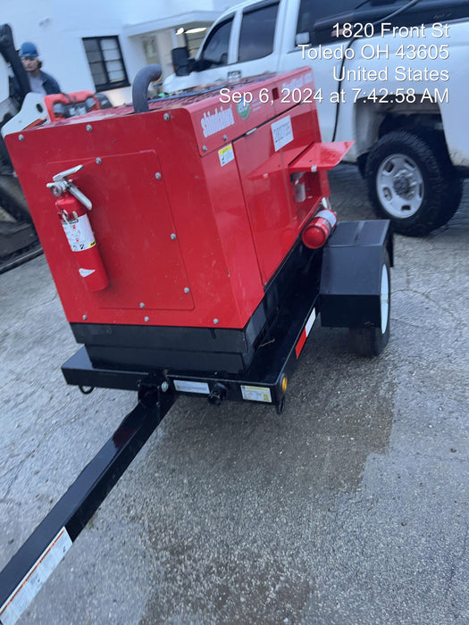 2022 Shindaiwa DGW400MDL Kubota D902 Engine, 23 HP, Dual Op Welder, Wire, Arc, Droop Stick, Tig, and CC Stick Functionality, Simulphase, 3 Phase and 1 Phase Gen Output, Single Axle NB Trlr, Slr Trckl Chrg 12V 12W, Fire Ext