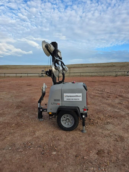 Wacker Neuson LTV6K-MH Wacker Neuson LTV6K Mobile Light Tower w/Fuel Level Sensor Installed