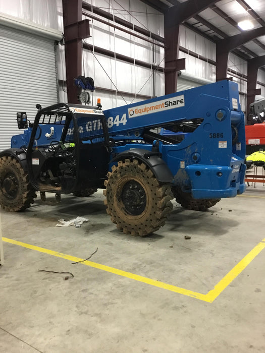 2017 Genie GTH-844 Genie GTH-844, Solid Tires, 60" carriage/forks, Open ROPS, Work Lights