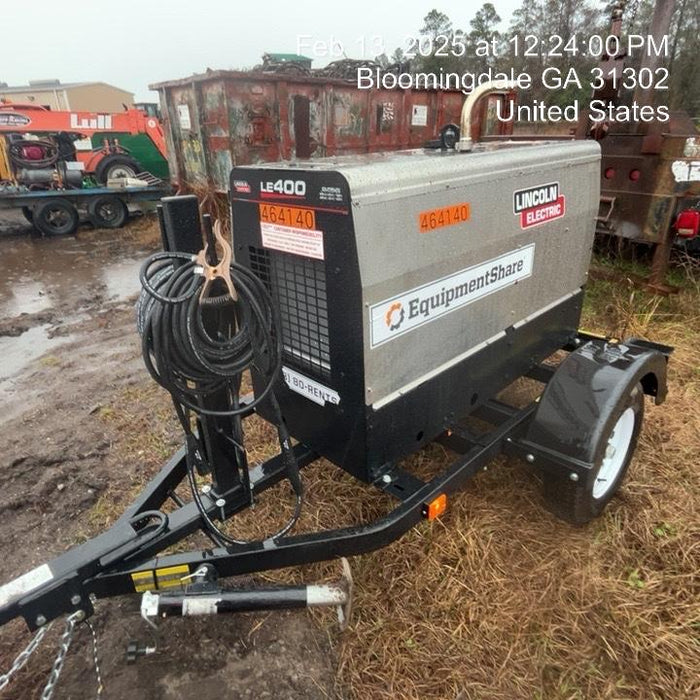 2024 Lincoln Electric LE400 Kubota V1505, Trlr, Cable Rack, Light Kit, ES Decals, T3