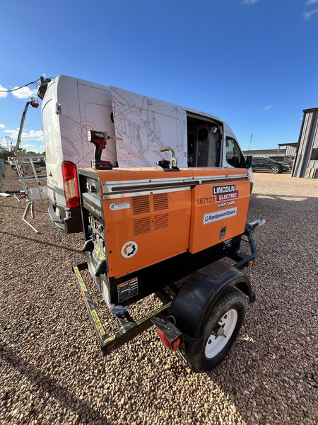 2021 Lincoln Electric Vantage 322 Vantage 322 Ready Pak 3 w/ Decals, ORANGE (includes trailer, cable rack, fender light kit) NO Telematics