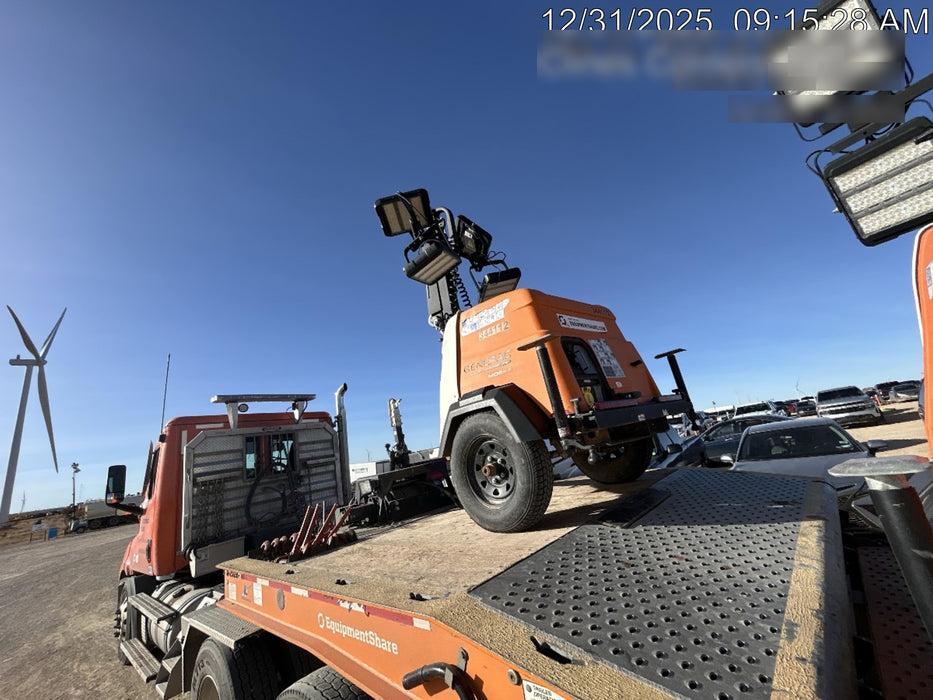 2023 Generac MLT2 Diesel, Flex Switch 120V Input, Powerzone Controller, 
(4) 320W LED Lights, 4kW Generator, 39.9 Gal Fuel Tank, 2" Ball, T3