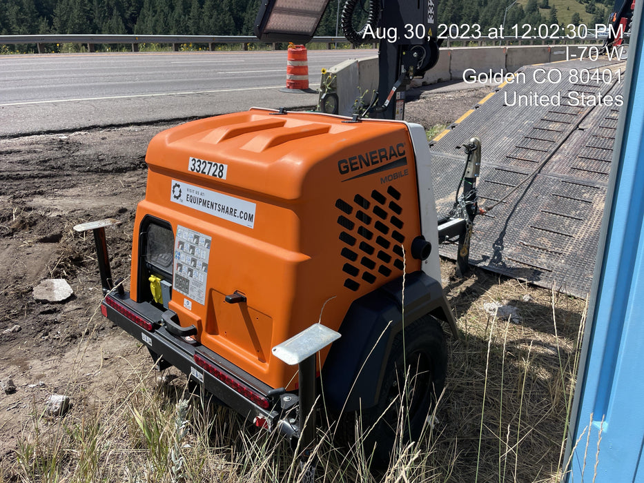 2023 Generac MLT2 Diesel, Flex Switch 120V Input, Powerzone Controller, (4) 320W LED Lights, 4kW Generator, 39.9 Gal Fuel Tank, 2" Ball, T3