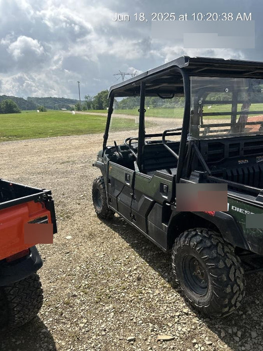2019 Kawasaki Mule PRO-DXT Standard Options, Backup Alarm, Beacon, Plastic Hard Top, Poly Windshield, Horn Kit