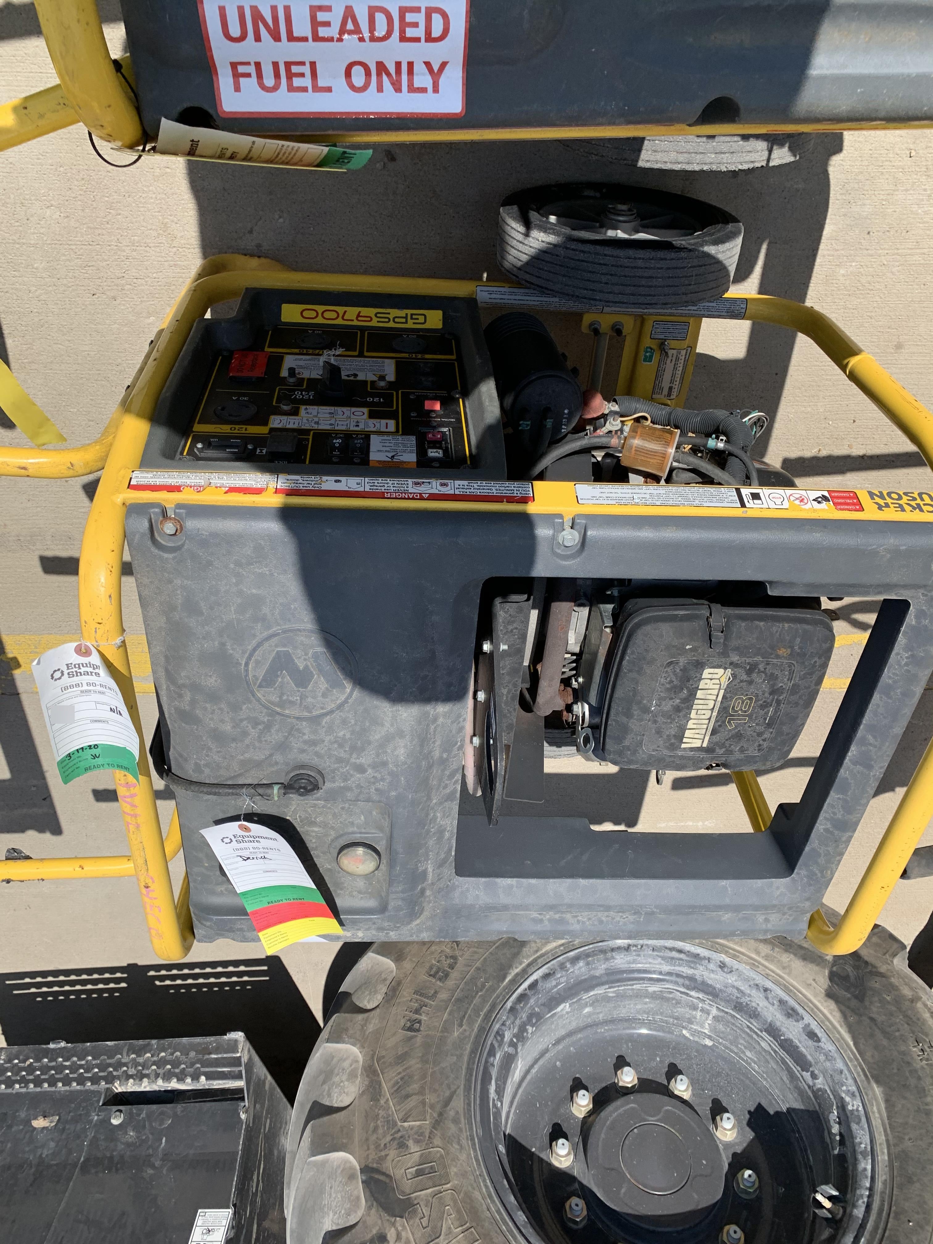 2018 Wacker Neuson GPS9700V Wacker Neuson GPS9700V Generator