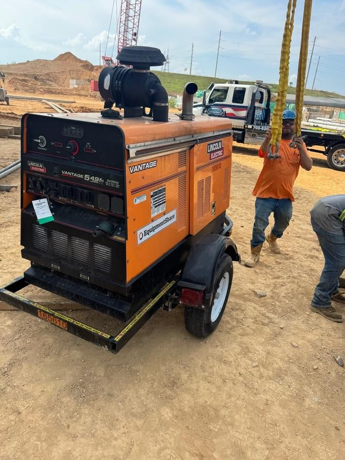 2021 Lincoln Electric Vantage 549X Ready Pak 3, ORANGE (includes trailer, cable rack, fender light kit)