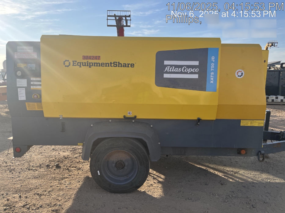 2022 ATLAS COPCO XATS750 IT4 Reman