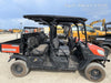 2022 Kubota RTV-X1140W-H Plastic Canopy, Windshield Acrylic Clear, LED Strobe Light, Wire Harness Kit, Back up Alarm