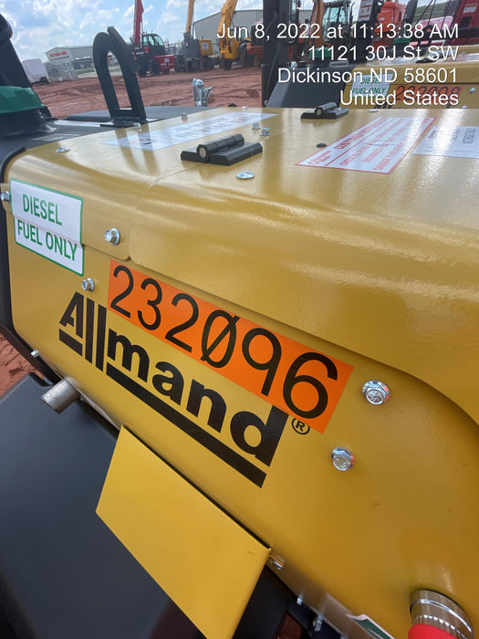 2022 Allmand NLV3GR (4) LED Light Fixture 350W, 23' Vertical Mast, 3kW Prime, Towable, Deep Sea L401, Leveling Jacks, Yanmar T4F 5.8hp