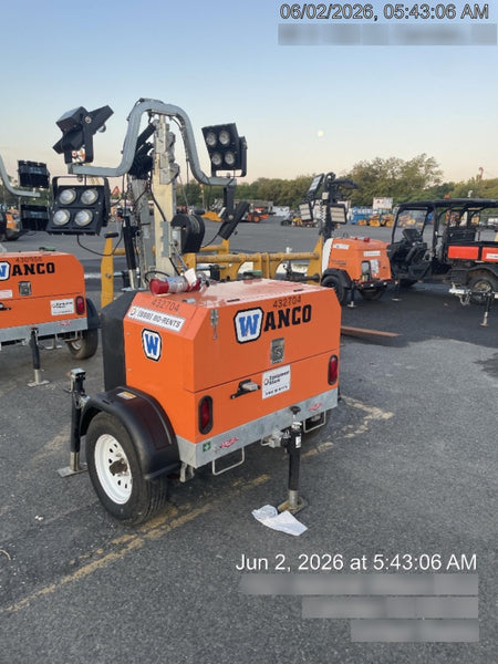 2024 Wanco WLTT-4MM4K Diesel, Deep Sea Controller, Shore Power Plug, Auto Start, (4) 350W LED Floodlights, 4kW Generator, 60 Gal Fuel Tank, 2" Ball, T3
