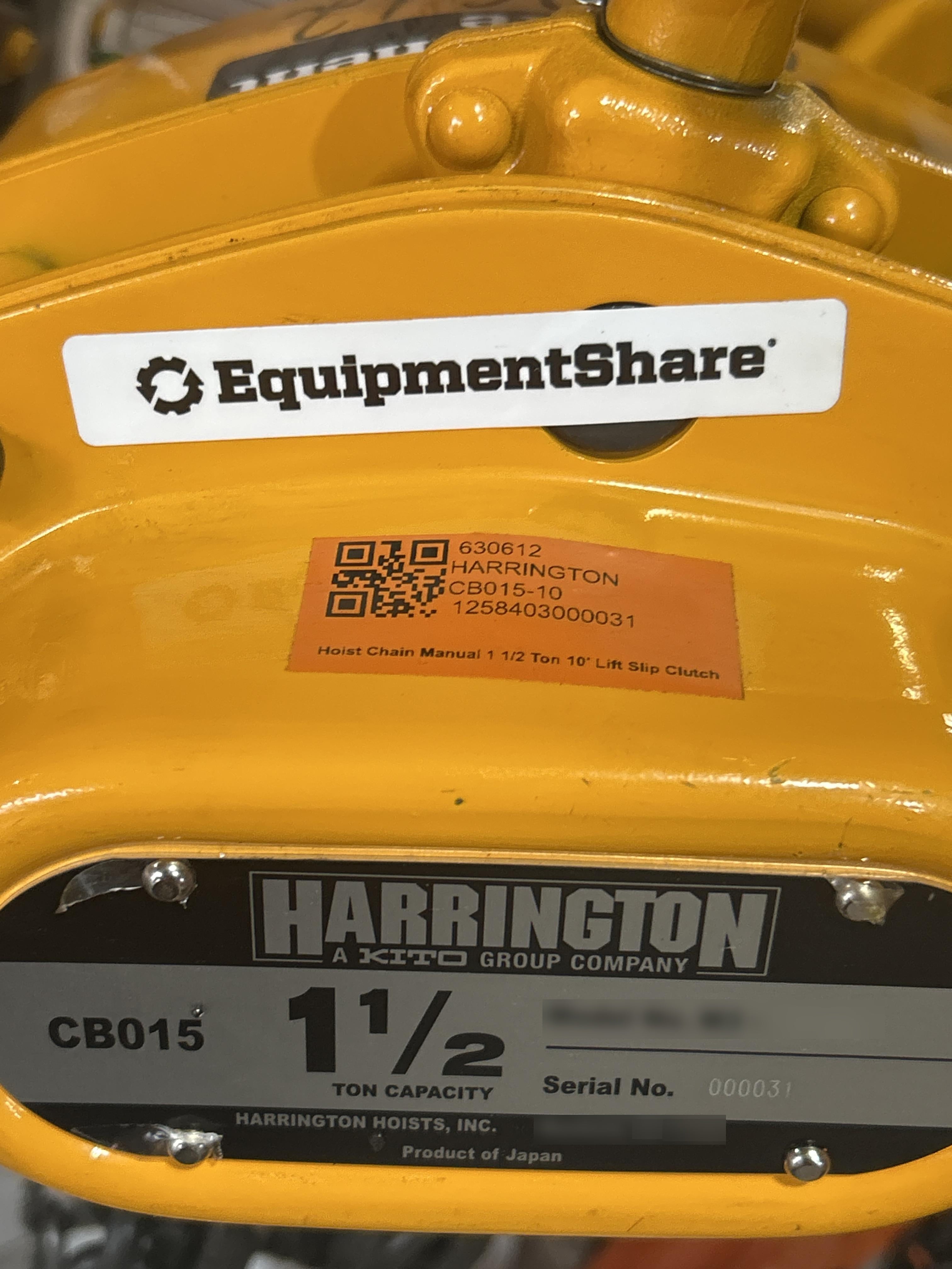 2026 HARRINGTON CB015-10