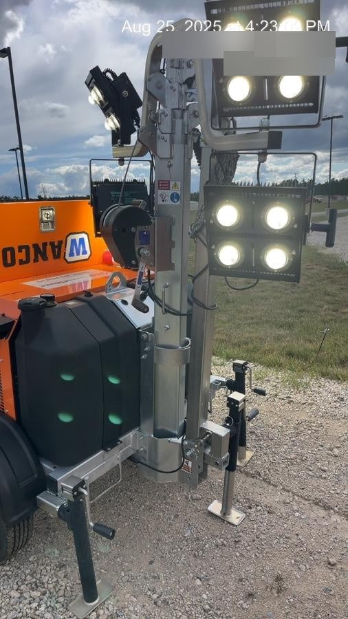 2024 Wanco WLTT-4MM4K Diesel, Deep Sea Controller, Shore Power Plug, Auto Start, (4) 350W LED Floodlights, 4kW Generator, 60 Gal Fuel Tank, 2" Ball, T3