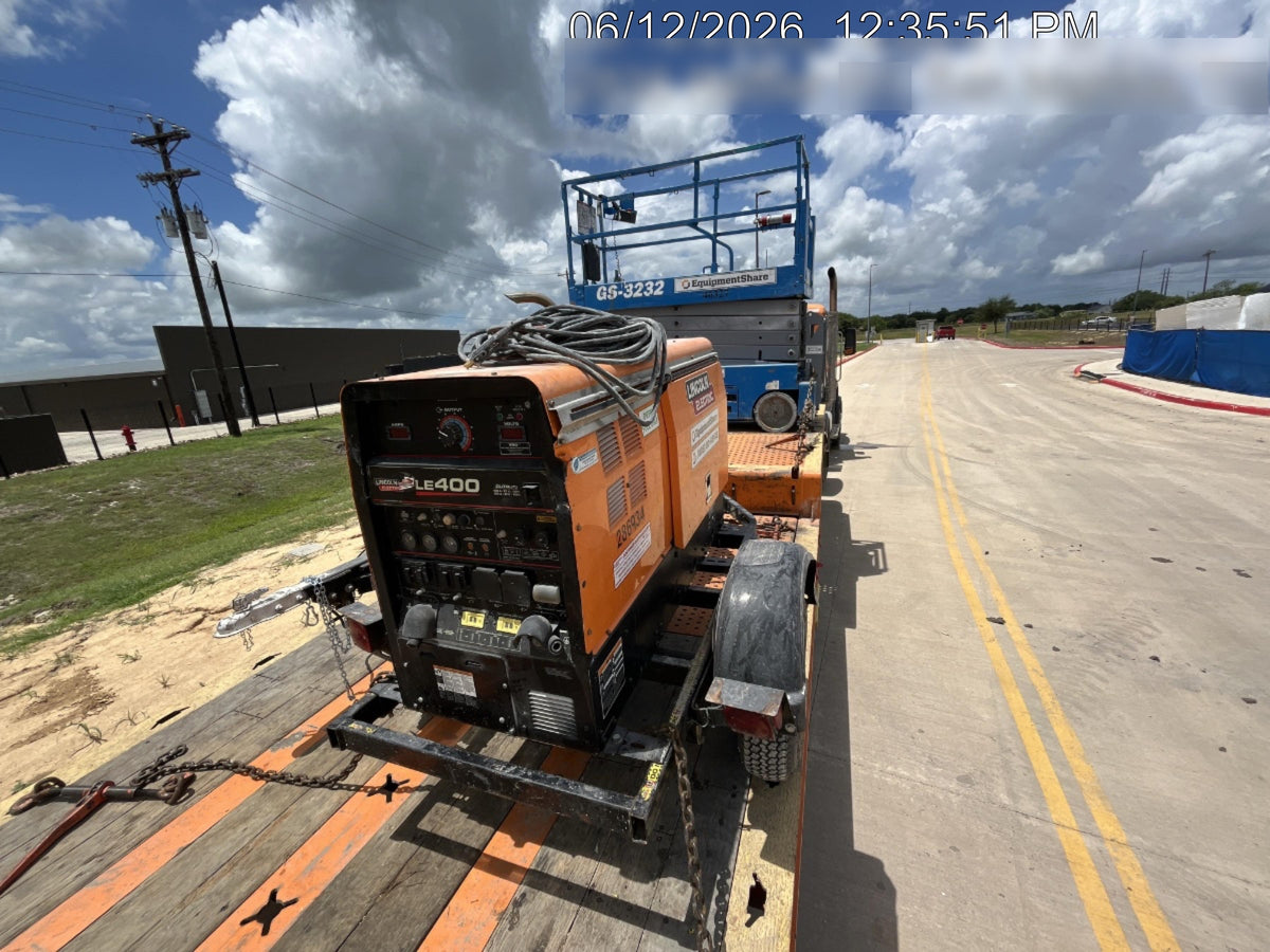 2022 Lincoln Electric LE400 Kubota V1505, Trlr, Cable Rack, Light Kit, ES Decals, T3