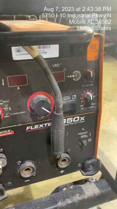 2021 LINCOLN ELECTRIC FLEXTEC 350X