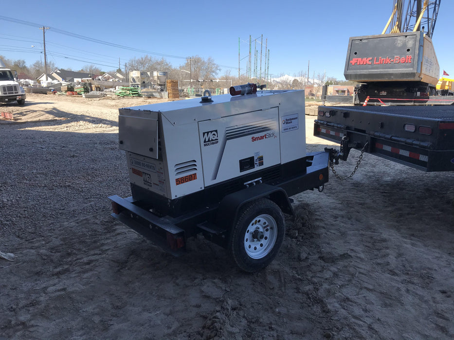 2020 Multiquip DLW400ESA4 400 amp Welder, 14kW, 120/240V, T4F Kubota, Trailer