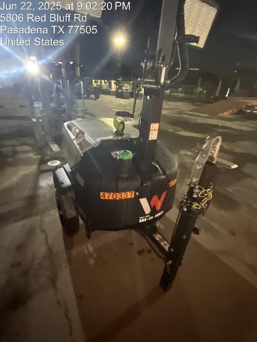 2024 Wacker Neuson LTT4 Diesel, Kohler KDW702, Deep Sea Controller, Auto Start, LED 320W, Bypass Outlet, T3