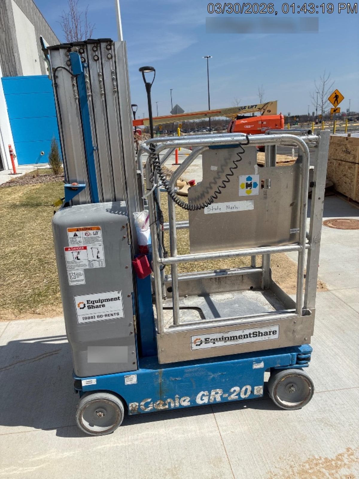 2020 GENIE GR-20