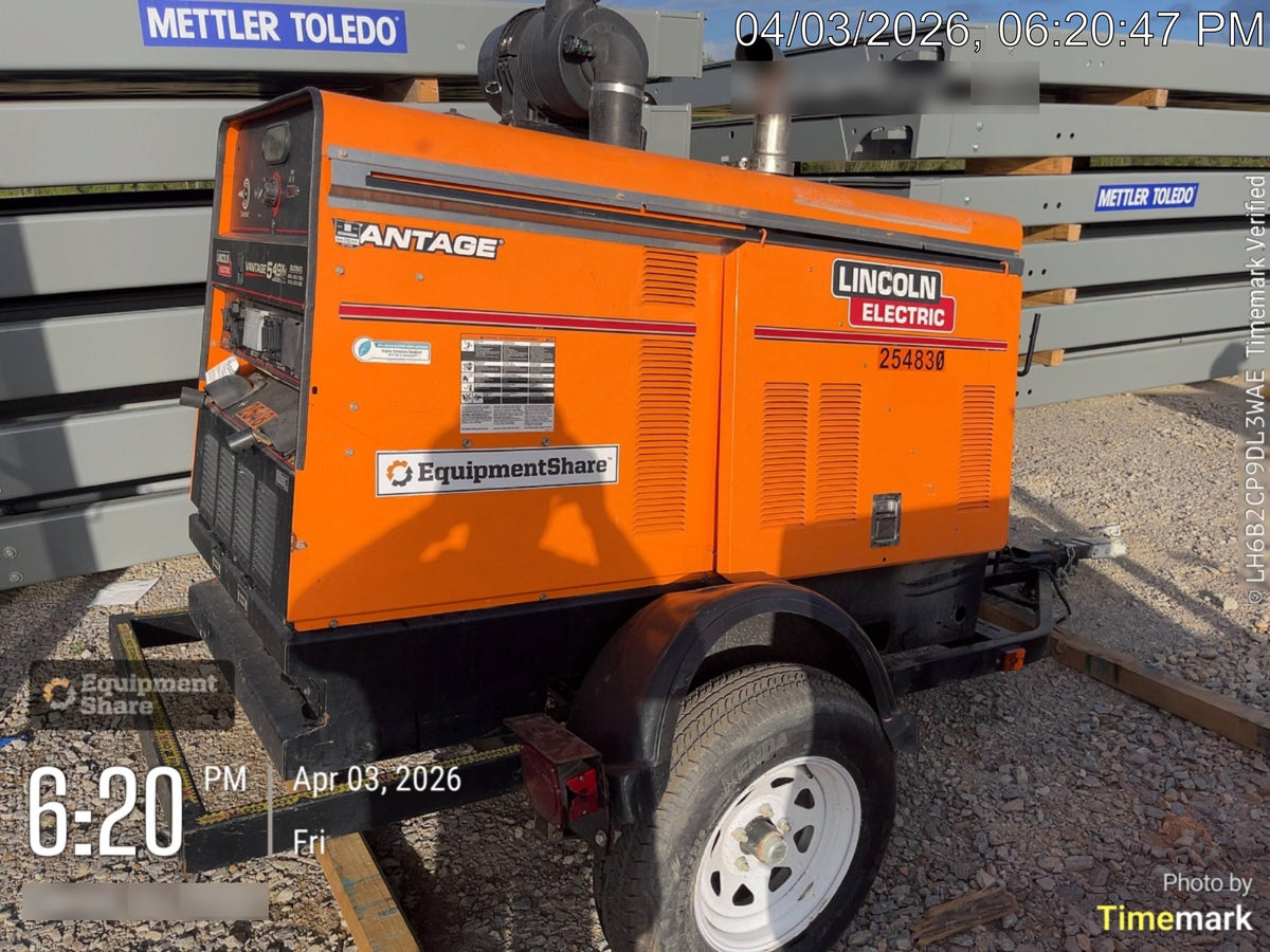 2022 Lincoln Electric Vantage 549X Crosslink Technology, Trailer Mounted, ES Decals, T3