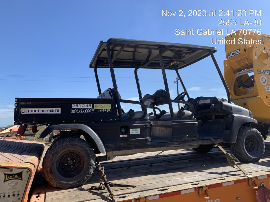 2023 Club Car CA1700D Canopy, Diesel, 4 Passenger