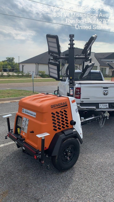 2023 Generac MLT2 Diesel, Flex Switch 120V Input, Powerzone Controller, (4) 320W LED Lights, 4kW Generator, 39.9 Gal Fuel Tank, 2" Ball, T3