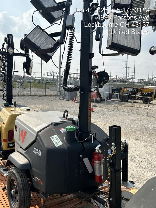 2024 Wacker Neuson LTT4 Diesel, Kohler KDW702, Deep Sea Controller, Auto Start, LED 320W, Bypass Outlet, T3