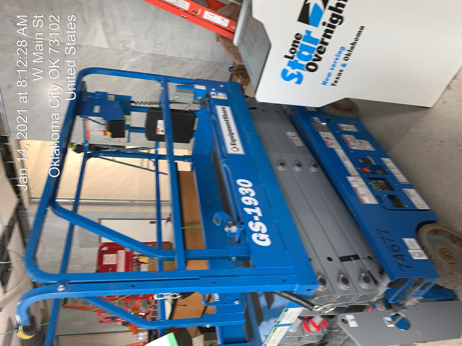 2020 Genie GS-1930 Fixed rails with chain entry gate - Pre A92.20