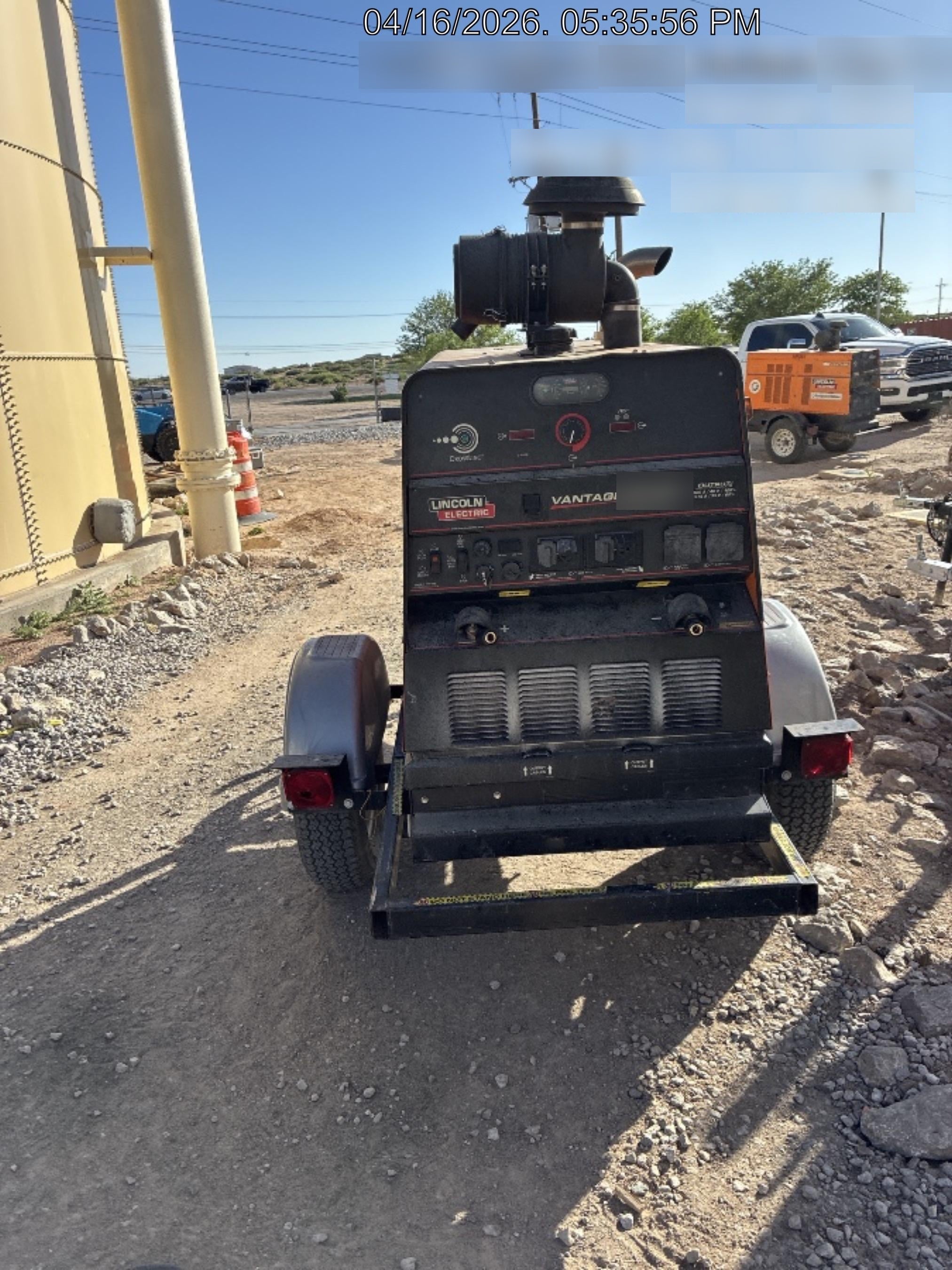 2023 Lincoln Electric Vantage 549X Crosslink Technology, Trailer Mounted, ES Decals, T3