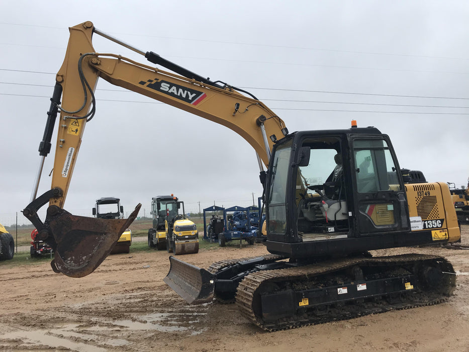 Sany SY135C SY135 Tier 4 - Cab, Hydraulic QC, Hydraulic Breaker, 36" HD Sany Bucket, 42" HD Sany Bucket, 24" HD Sany Bucket