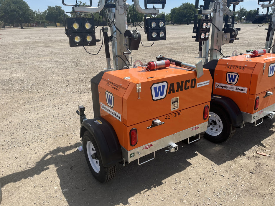 2024 Wanco WLTT-4MM4K Diesel, Deep Sea Controller, Shore Power Plug, Auto Start, (4) 350W LED Floodlights, 4kW Generator, 60 Gal Fuel Tank, 2" Ball, T3