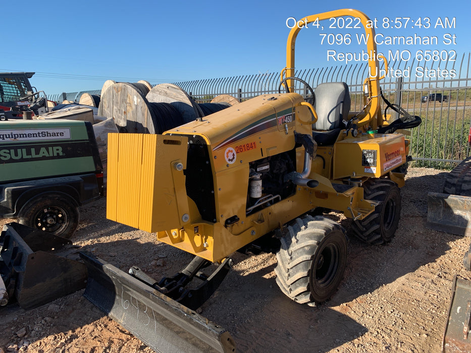 2022 VERMEER RTX450