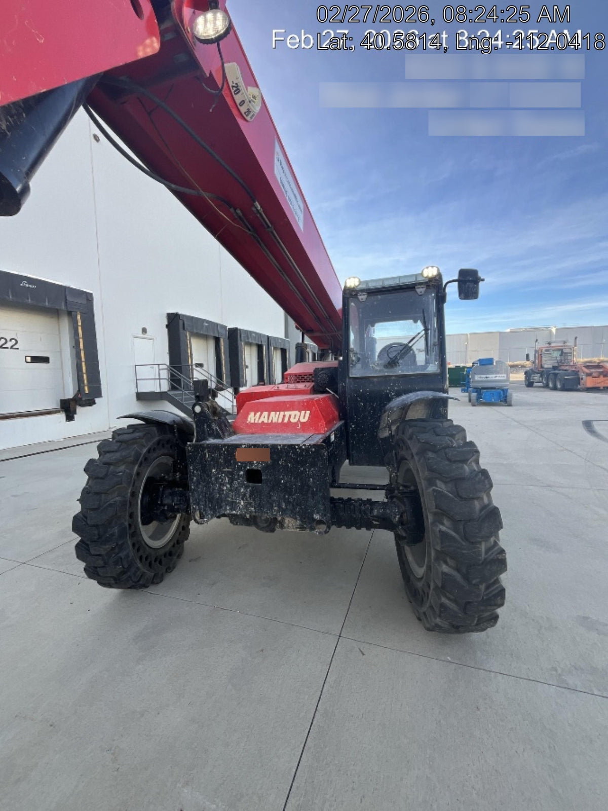 2020 Manitou MTA8044 Cab/Heat/Air, Solid Tires, Work Lights, Beacon, Aux Hydraulics, Back up Alarm, Lifting Eye, Mirrors, ES Keypad