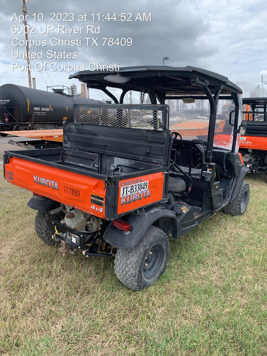 2020 Kubota RTV-X1140W-H 4WD, LED Strobe, Windshield Acrylic Clear, Plastic Canopy, Wire Harness Kit, Backup Alarm
