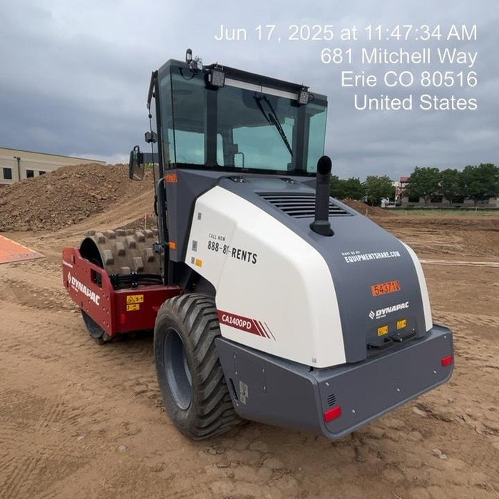 2025 DYNAPAC CA1400PD (Cab)