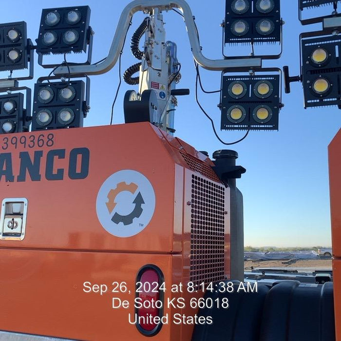 2024 Wanco WLTT-4MM4K Diesel, Deep Sea Controller, Shore Power Plug, Auto Start, (4) 350W LED Floodlights, 4kW Generator, 60 Gal Fuel Tank, 2" Ball, T3