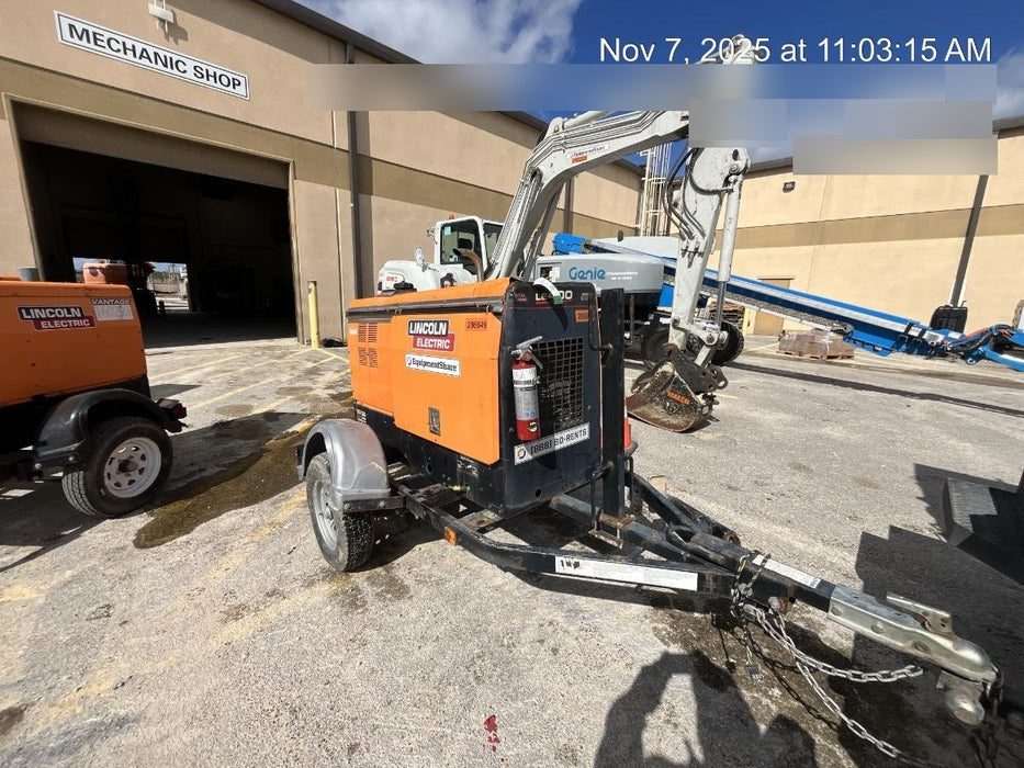 2022 Lincoln Electric LE400 Kubota V1505, Trlr, Cable Rack, Light Kit, ES Decals, T3